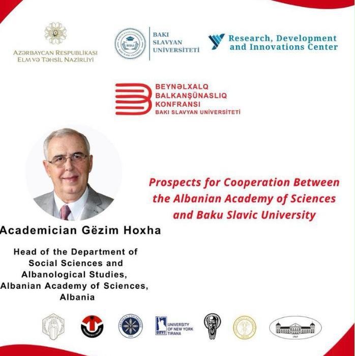 Akademik Gëzim Hoxha merr pjesë në Konferencën e Dytë Ndërkombëtare të Studimeve…