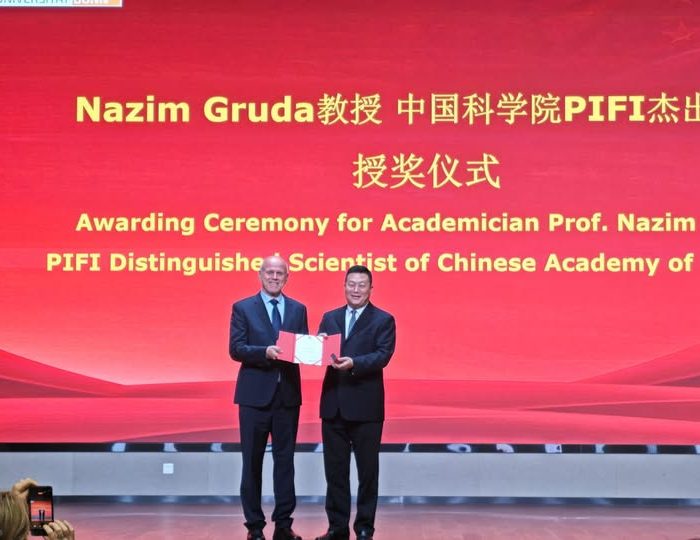 Akademik Nazim Gruda vlerësohet me  diplomën “Shkencëtar i shquar” nga Akademia Kineze e Shkencave