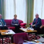 Kryetari i Akademisë së Shkencave të Shqipërisë, akad. Skënder Gjinushi, priti në një vizitë miqësore…