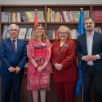 Vizita zyrtare e delegacionit të ASHSH-së në Kosovë: Takime institucionale në Prishtinë për forcimin e bashkëpunimit akademik e kulturor